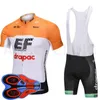 New EF Education First Team cycling jersey summer men short sleeve sports bike clothes quick dry racing wear mtb bicycle outfits Y8240139