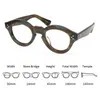 Fashion Sunglasses Frames Handmade Acetate Eyeglasses Women Vintage Full Rim Round Frame Eyewear Top Quality Prescription Retro Myopia Glass