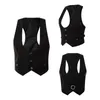 Women's Vests Doury Dressy Waistcoat Racerback Vest Tuxedo Suit Vintage Steampunk Jacquard Jacket Punk Style Corsetier Stra22