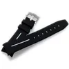 Kijkbanden Rubber Horlogeband Waterdichte Siliconen Armband Sportband 20mm 21mm voor Mens Horloges Horloges Pin Gesp