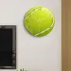 Home Decor Mute Quartz Wandklokken Plexiglass Surface Acryl Sport Tennis Ball Plaat Ventilator Woonkamer