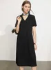 Minimalizm Yaz Mizaç Elbise Streetwear 2 adettakım Eşarp Oneck Baskılı Aline Kadınlar için 12140458 210527