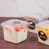 Clear Cake Box прозрачный квадратный мусс пластиковый кекс коробки с крышкой Yoghourt пудинг свадьба поставки DHP18