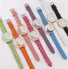 8colors Ladies Quicksand Ball Belt Watch Moda impermeabile PU Belt Watch gioielli al quarzo strass orologio Novità Articoli
