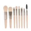 Makeup Brushes Set 8pcs/set Women Gift 4colors Eyeshadow Foundation Powder Brushes Cosmetics Tools