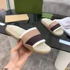 2021 Men Women Slippers Luxury Designer Slides Summer Foam Runner Designers Sandals Striped Platform Shoes Size 35-46 XX-0238