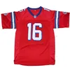 Wysyłka z nas Shane Falco #16 The Replains Movie Football Jersey Men's Szygowane czerwono S-4xl Wysoka jakość