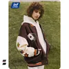 INFLATION Streetwear Vintage Baseball Jacket Men High Quality Towel Embroidery Varsity Couple Autumn Fleece Bomber Coat 211217