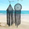 Siyah Boho Tanrı Tanrı'nın Gözü Siyah El Yapımı Rüya Catcher Geleneksel Nimet Hediye Araba Duvar Asılı Kreş Yatak Odası Çocuklar için Dreamcatcher 1399 T