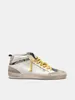 Italia Marca Mid Star Top High Shoes Sneakers firmate Golden fashion Scarpa casual di lusso Classic White Do-old Dirty Man Women Silver Glitter style