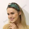 Verão estilo boêmio hairbands impressão headbands para mulheres retro nó turbante bandagem bandanas acessórios para o cabelo g1206223p5374982