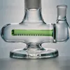 11 Inch Bong Freezable Glass Beaker Bongs Inline Perc Condenser Coil Water Pipes 14mm Female Joint 3mm Thick Hookahs Diffused Downstem Dab Rigs With Bowl