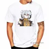Nueva camiseta Genshin Impact Vintage Traveler Kong Kaeya Diluc Bennett Camiseta con estampado de dibujos animados Hombres Ropa Hombres Camisetas 90s Top Y0901