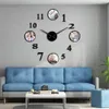 Фотография рамка DIY большие настенные часы пользовательские фото декоративная гостиная семейные часы персонализированные изображения рама большие часы 210325