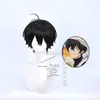 Chinen Miya Black Short Wig Costume Cosplay SK8 the Infinity Capelli sintetici resistenti al calore SK Uomo Donna Parrucche da festa SK Eight Y0913