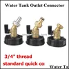 Supplies Patio, Lawn Home & Gardens60X6 3/4"Ibc Ton Barrel Water Tank Connector Garden Tap Hose Faucet Fitting Tool Adapter Outlet Type Quic