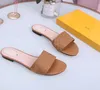 Brand Designer Women Slippers Shoes Leather Summer Footwear Fashion Female Water Slides Outdoor Flat Woman Sandals Beach Shoe