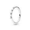 925 Ayar Gümüş Bayan Elmas Yüzük Tasarımcısı Pandora Tarzı Moda Takı Kalp Aşk Düğün Nişan Yüzük Kadınlar için