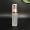 Empty 50ml Travel Foamer Bottles Frosted Plastic Foam Bottle Pump Hand Wash Soap Mousse Cream Dispenser Bubbling tube