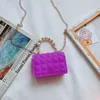 Designer Kinder Plaid Handtaschen Mode Kinder eine Umhängetasche Mädchen Gitter Umhängetaschen Dame Mini Geldbörse Candy Farbe