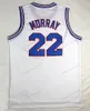 米国からの船Bill Murray＃22 Tune Squad Space Jam Basketball Jersey Movie Movie Move MeanのすべてのステッチホワイトジャージサイズS-3XL最高品質