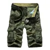 Camouflage Camo Cargo Shorts Men New Mens Casual Shorts Male Loose Work Shorts Man Military Short Pants Plus Size 29-44 210323