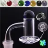 Vente en gros 10mm 14mm 18mm Bord biseauté Quartz Banger Nails 20mm OD Pour Dab Oil Rigs bong avec Terp Pearl et bouchon de carb