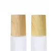 5ml 10ml Roll On Glass Bottle Thick Frosted Glasses Perfume Bottles Refillable Empty Roller Essential Oils Vials Brown Clear 5498 Q2