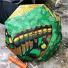 Yeşil Kraliyet Şemsiye Hipster Otomatik Katlanır Lüks Şemsiye En Kaliteli Açık Seyahat Tasarımcısı İşlevli Güneş Şemsiyeleri