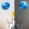 Wall Stickers 3D Large Moon Fluorescent Sticker Wallpaper Night Removable Glow In The Dark Home Decorations 5cm 12cm 20cm 30cm8059261