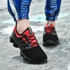 Lace-up Casual Sports Sneakers Jogging Running Skor Walking Vandring Vår och Fall Professional Trainers Men's Women's