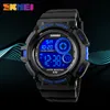 Reloj deportivo para exteriores Skmei, relojes con pantalla Led de colores simples para Hombre, Reloj Digital resistente al agua resistente a los golpes, Reloj para Hombre 1222 Q0524