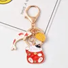 2021 Japonia Anime Lucky Cat Fortune Brelok Brelok Samochód Łańcuch dla Kobiet Torba Wisząca G1019