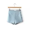 GOPLUS Shorts Summer Denim Mujer Cintura alta Azul Negro Blanco Jeans Vetement Femme Spodenki Damskie C1078 210719