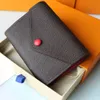 Portafogli da uomo Portacarte da donna Luxurys Designer borse piccole Portamonete Portafoglio Portefeuille VICTORINE WALLET For Leather