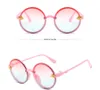 Wholesale lunettes de soleil pour enfants fille bébé garçon mignon été rond cadre petite lunettes de soleil lunettes enfants Version Fashion Kids