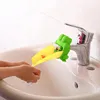 Mutfak Musluklar Çocuklar için Sevimli Musluk Uzatma Genişletici Bebek Eller Yıkama Banyo Karikatür Kurbağa Tasarım (Yeşil)
