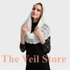 Bridal Veils ISHSY Ivory Lace Women Catholic Mantilla Veil For Church Head Cover Latin Mass Velo De Novia Negra Chapel Infinity