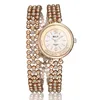 Fashion Women's Watch Hollow Diamond Strap Ladies Gold Bracelet Watches Quartz Clock Montre Femme Wristwatches