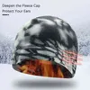 Militär keps för män Winter Beanie Marine Corps Tactical Camouflage förtjockad manlig utomhus varm vindtät elastisk polär fleece y21111