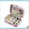 Jewelry Packaging & Display Jewelryjewelry Pouches Bags Travel Portable Box Earring Ring Necklace Lipstick Storage Drop Delivery 2021 4Yqa3