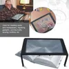 Light Beads A4 Full Page Large 3X Table Hands Free Desk Foldable Magnifying Glass Magnifier For Reading Sewing Knitting