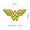 Cartoon Wonder Woman Heros Patch Haftowane żelazne plamy do odzieży DIY Dzieci Ubrania Naklejki Odznaki Hurtownie