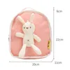 Kindertas Eenvoudig konijn Kleine rugzak Jongens en meisjes Baby Wild Student Mini S voor Kawaii 211021