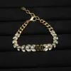 2021 Wheat Ear Horse Eye Bracelet Retro Pearl Crystal Bracelets for Women Luxury Brand Jewelry Whole Charm Bangle Gift