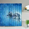 Cortinas de chuveiro Dolphin Printe