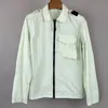 Zomer effen licht herenjack Zonnebrandcrème rits Reversjas Losse casual outdoor paar jurk Epaulet-stijl overhemd