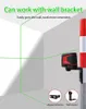 Linjer Laser Level Green Beam Self-Leveling Vertikal Horisontell Cross Line Layout Mätinstrument