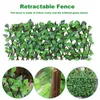 Fencing, Trellis & Gates 5PCS Retractable Artificial Garden Fence Expandable Faux Ivy Privacy Wood Vines Climbing Frame Gardening Plant Deco