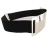 Bältesdesigner för Woman Gold Silver Brand Belt Classy Elastic Ceinture Femme 5 Color Ladies Apparel Accessory BG-1368